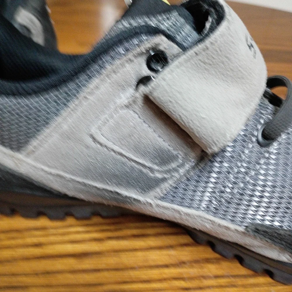 Shimano SH-M038 Mens Mountain Bike Cycling Shoes Gray Black SPD Cleats